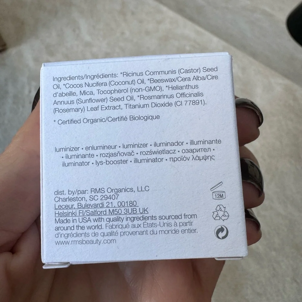 Never Used: RMS LIVING LUMINIZER 0.17 oz